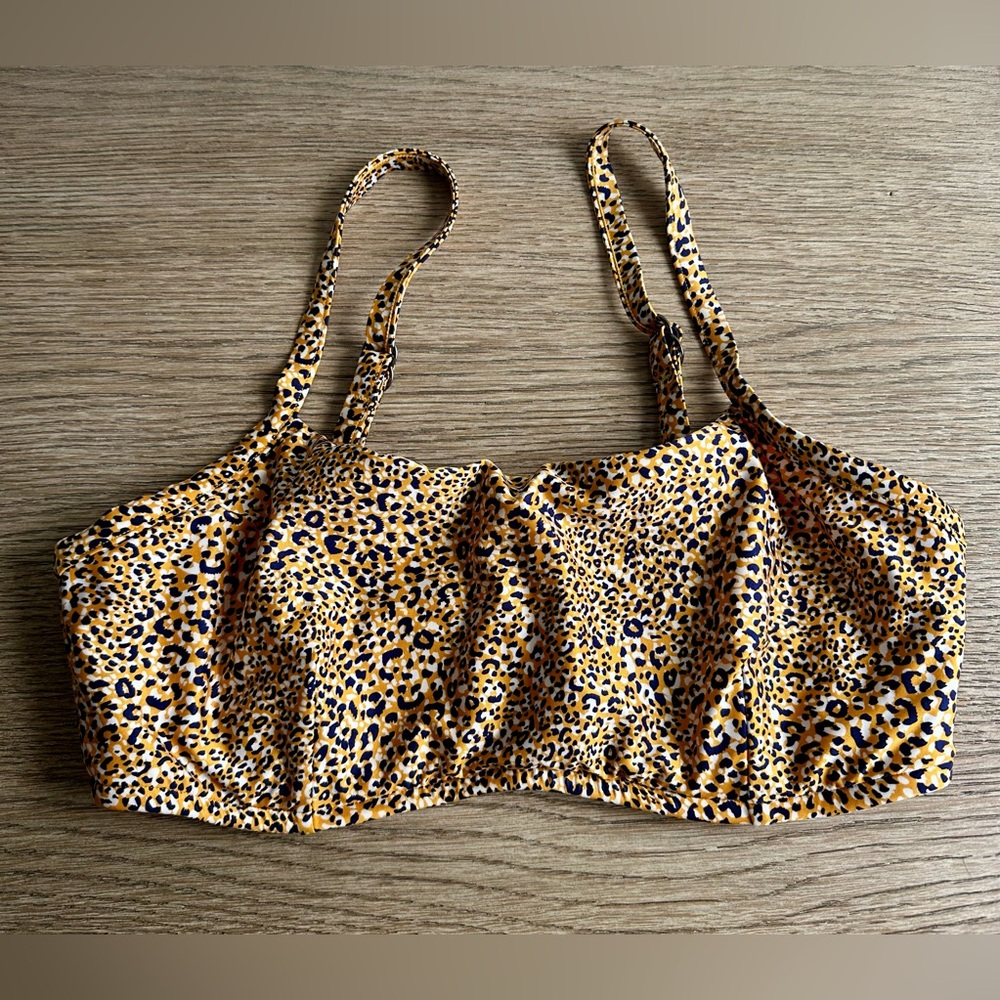 Seafolly Leopard Print Bikini Top